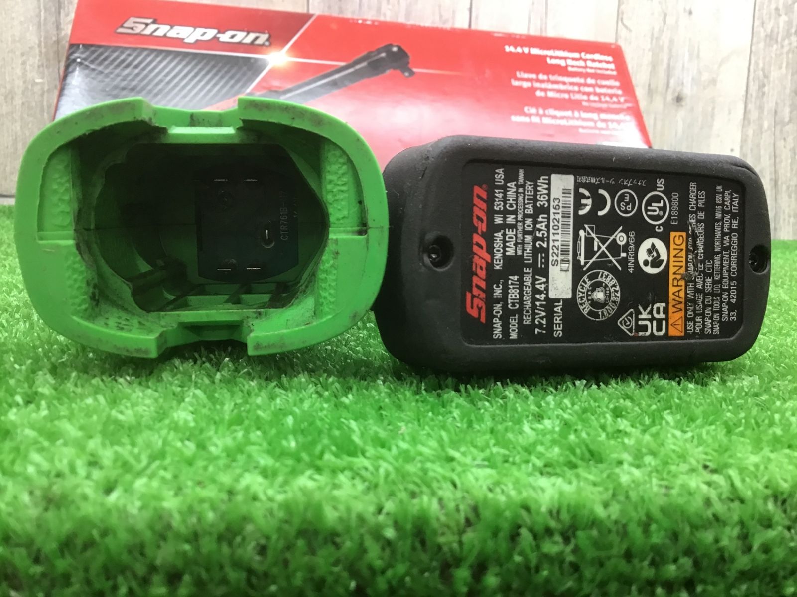 スナップオン♪14.4V ラチェットレンチグリーン