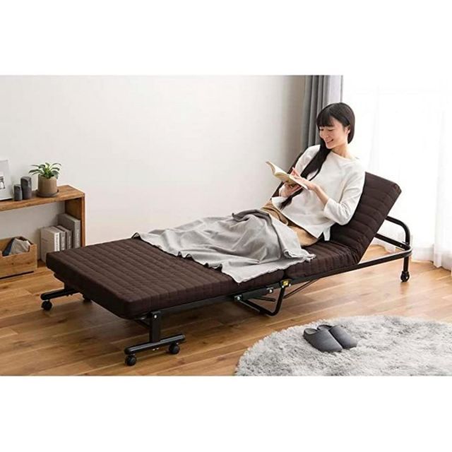 アイリスオーヤマ 折りたたみベッド 注文 OTB-BRN