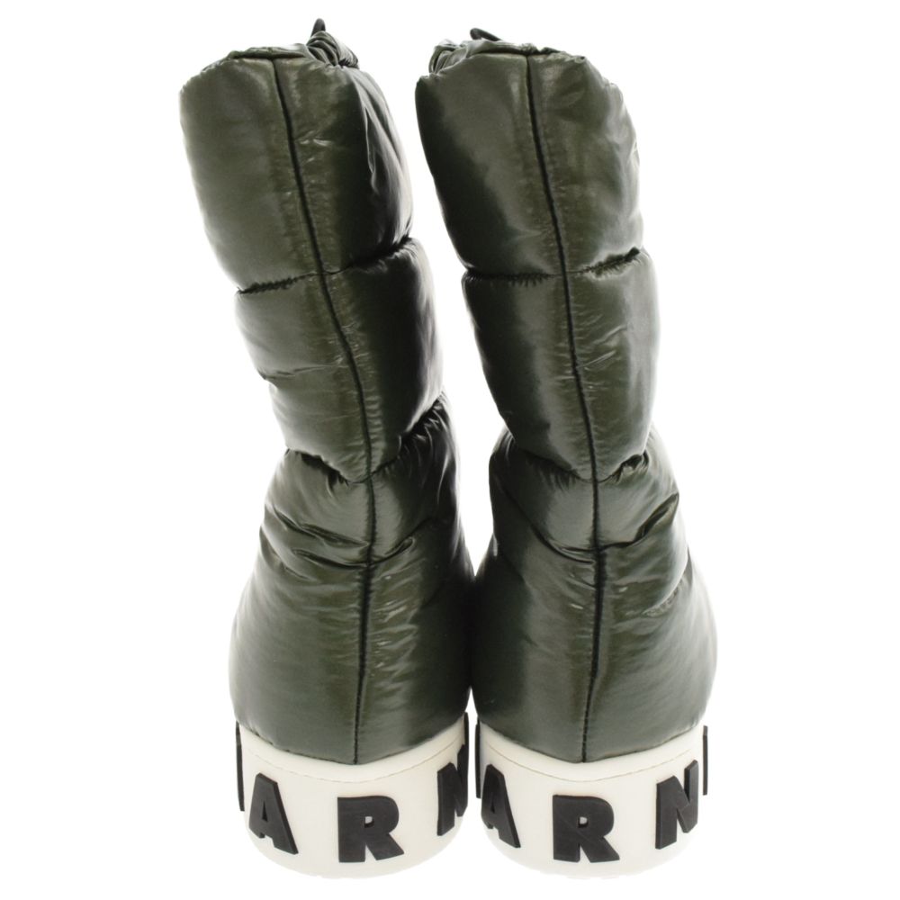 新到着 MARNI (マルニ) Padded Nylon Bootie パデッドナイロンブーツ