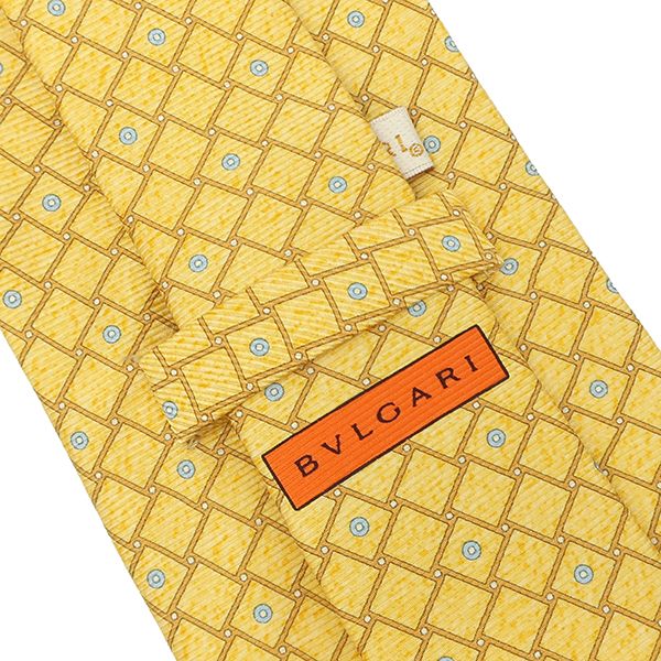 【新品未使用】BVLGARI ネクタイ ゴールド（イエロー）　セブンフォールド 楽天市場】【未使用品】【アパレル】BVLGARI ブルガリ セブン
