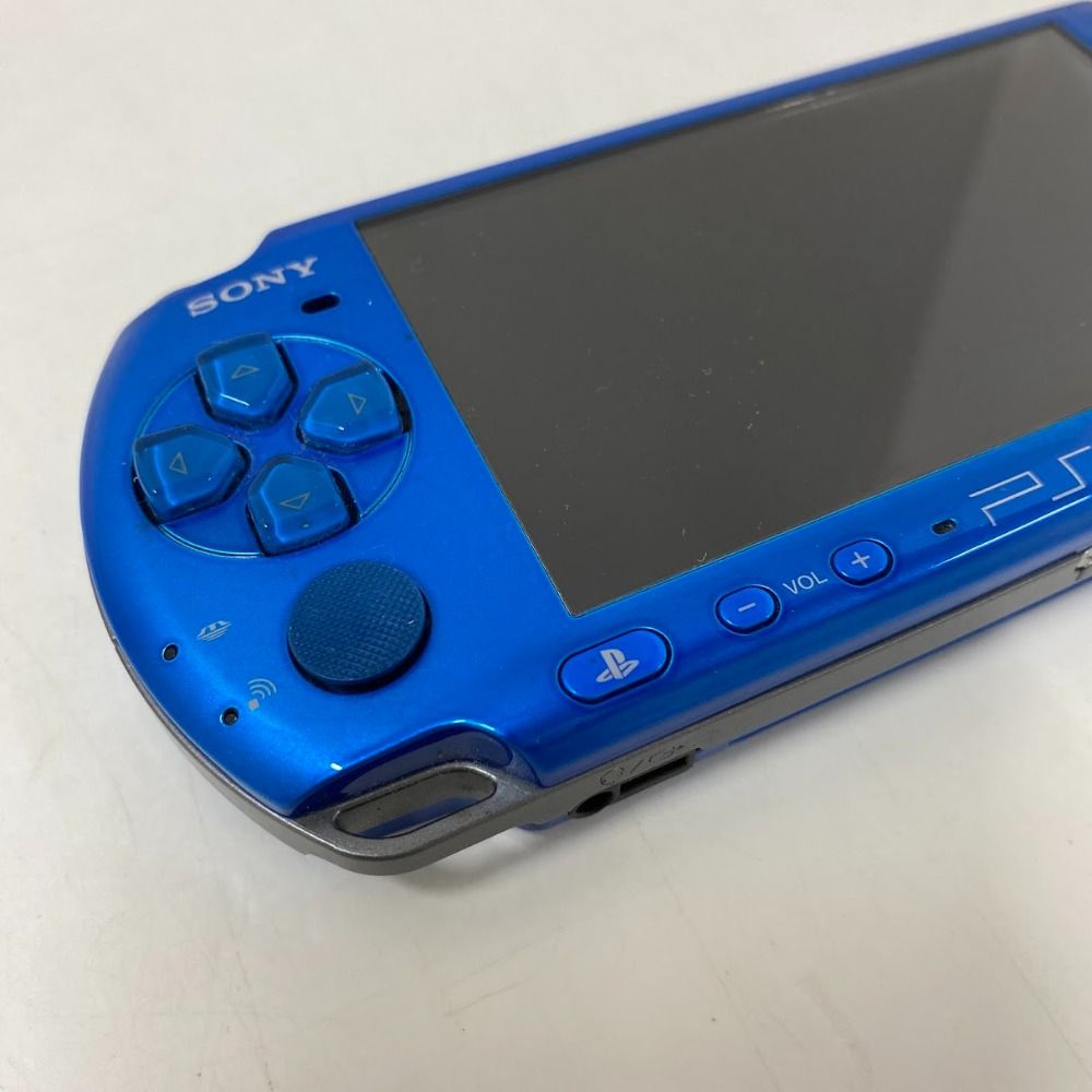 08w10849 ソニー sony PSP 3000 ブルー ゲームハード