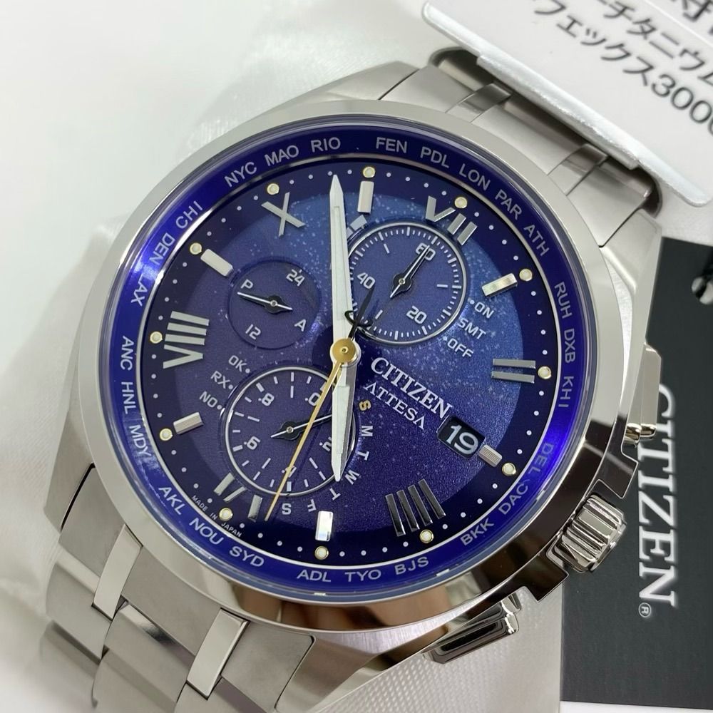 未使用》CITIZEN シチズン ATTESA アテッサ AT8240-74Lディア