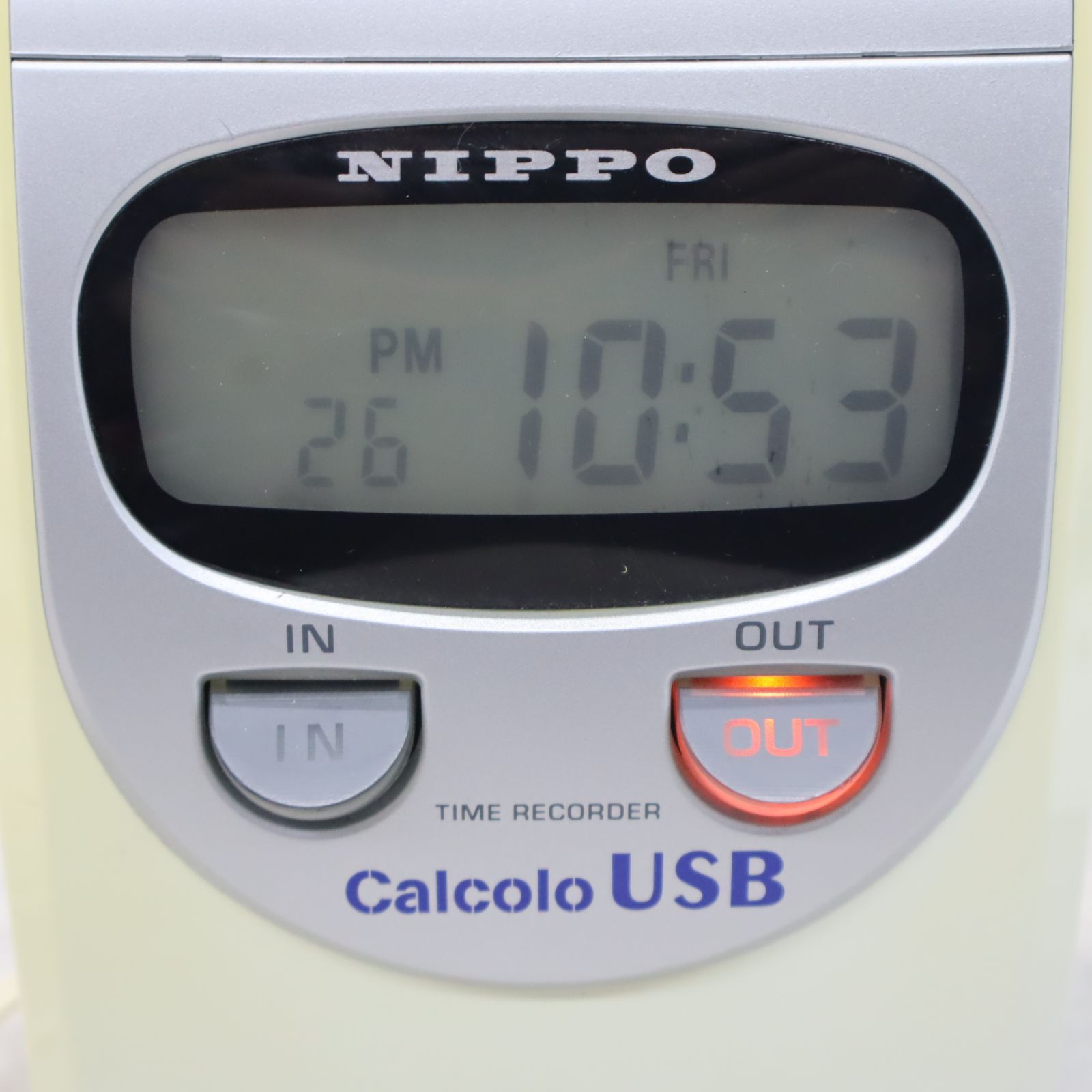 NIPPO Calcolo USB タイムレコーダー タイムカード カルコロ ◇事務用品 オフィス 店舗 ｜タイムレコーダー カルコロ｜NIPPO