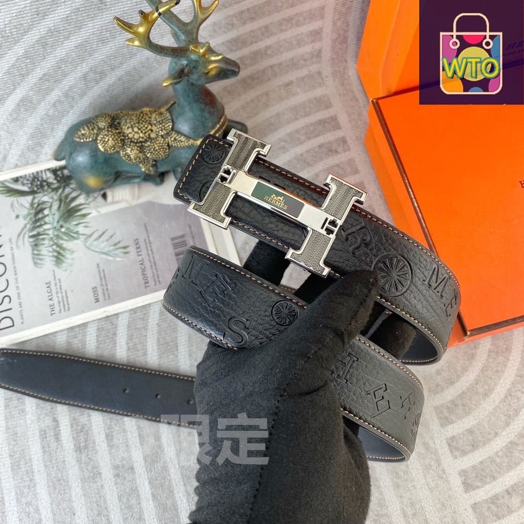 HERMES エルメス ロゴ柄 ベルト06 - メルカリ