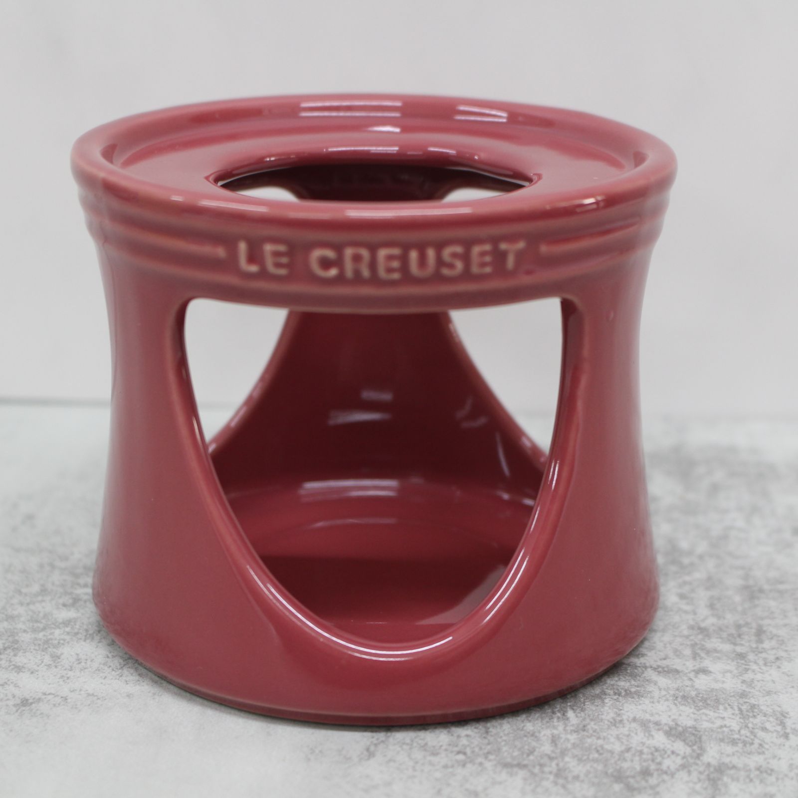S060)LE CREUSET/ル・クルーゼ ミニココットフォンデュセット 910222