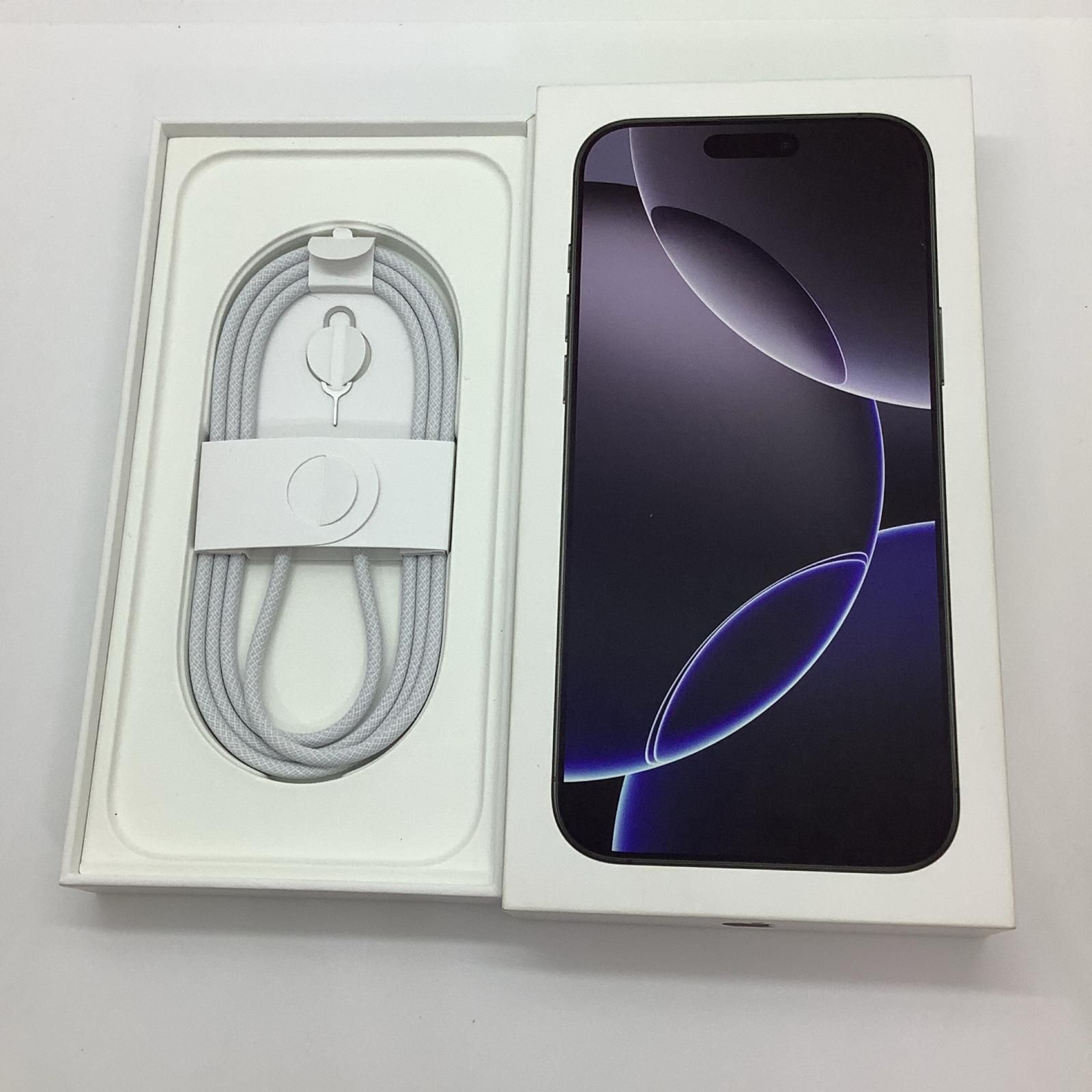 iPhone 16 Pro Max 256GB ブラックチタニウム au SIMフリー 超美品