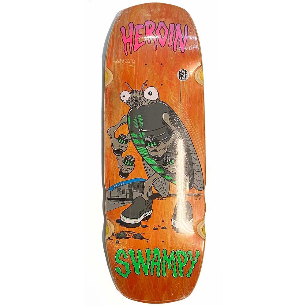 2025SUMMER 10.75 HEROIN ヘロイン SWAMPY BUG DECK デッキ クルーザーにも スケートボード|スケボー|SKATEBOARD