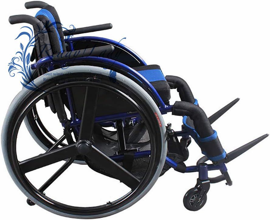 スポーツとレジャー車椅子、折りたたみ式ライトポータブル超軽量アルミ 