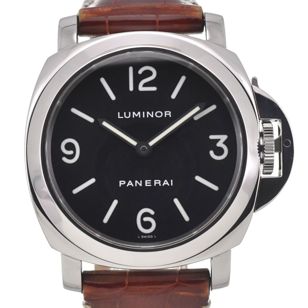パネライ PANERAI PAM00112 ルミノール ベース 手巻き メンズ美品内箱付き N#138049