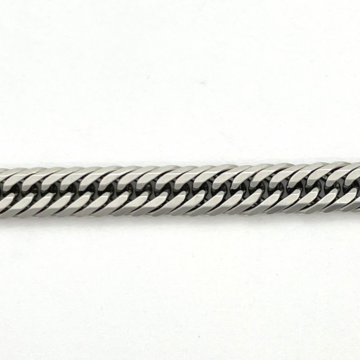 5khe004】喜平 ブレスレット Pt850 プラチナ トリプル 12面 20.7cm  