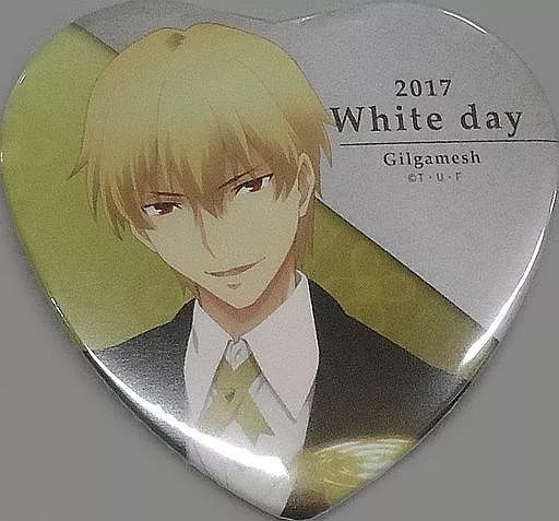 中古】バッジ・ピンズ ギルガメッシュ ハート型缶バッジ 「Fate/stay