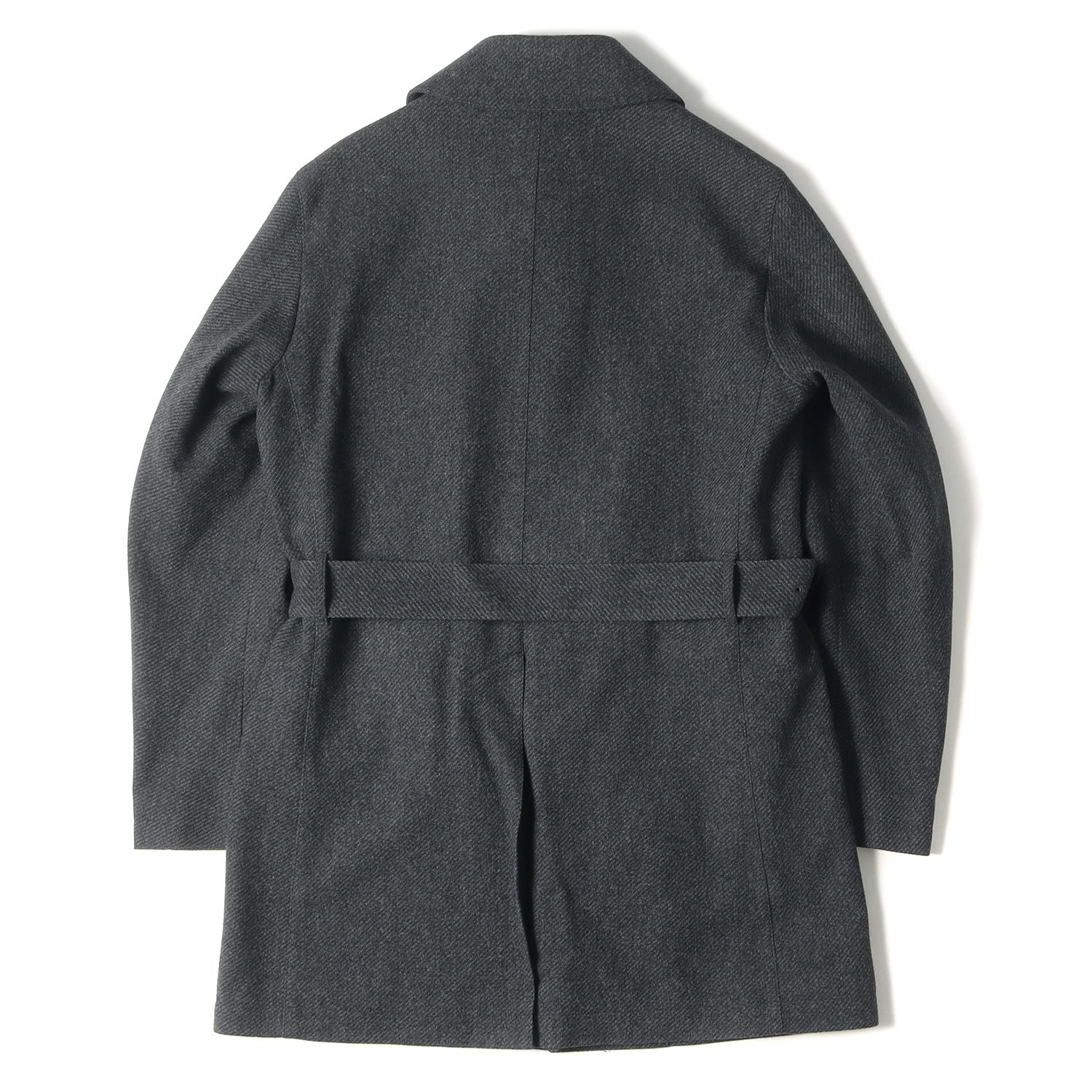 【極美品】シップス×ロロピアーナ　ステンカラーコート　ライナー付き　ウール　M DUNFORD】【Loro Piana/ロロ・ピアーナ】ウールツイルステン
