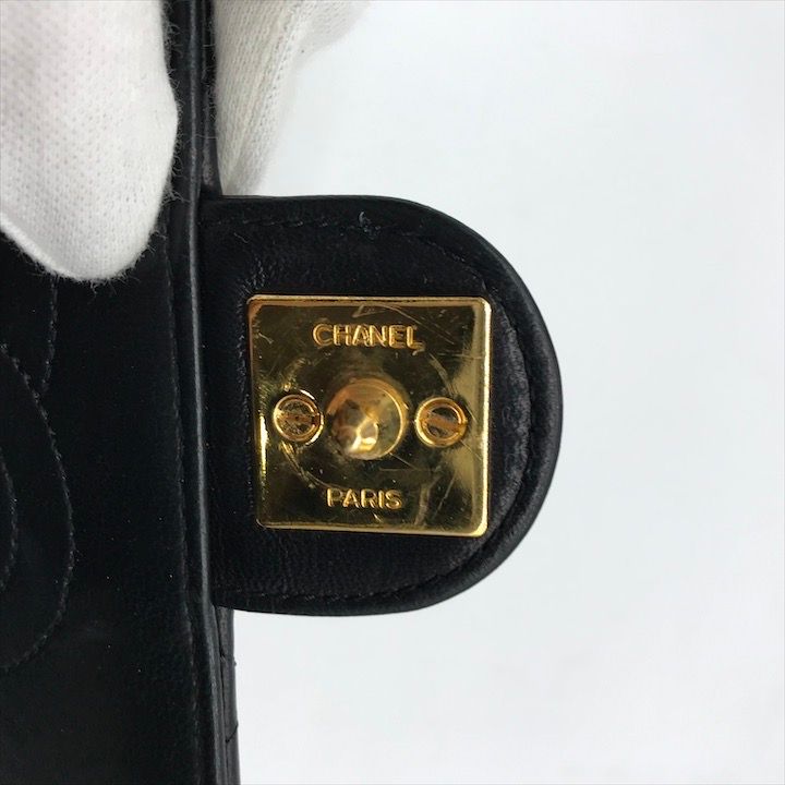 良品 CHANEL シャネル ココマーク マトラッセ プッシュロック  