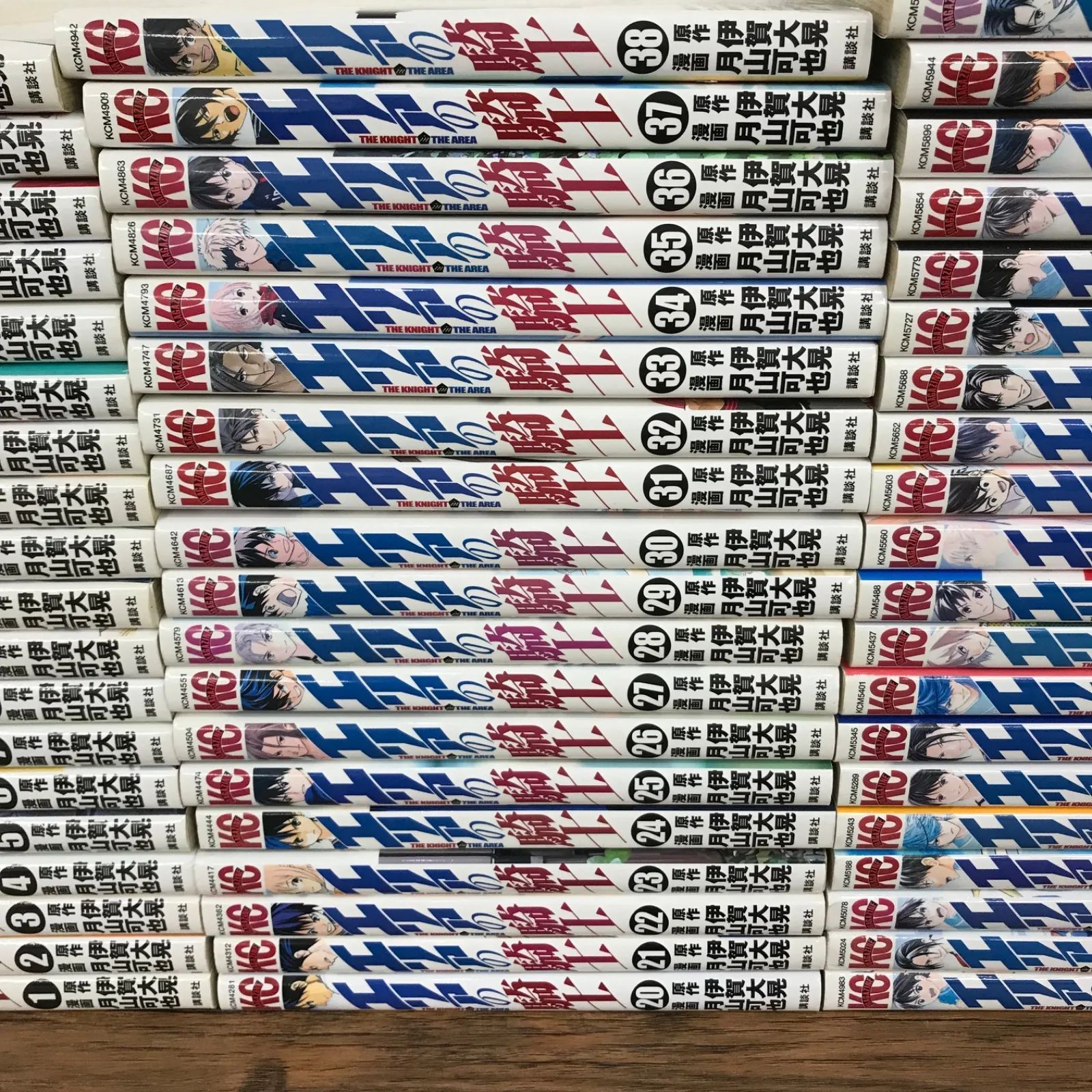 エリアの騎士 1巻〜57巻 エリアの騎士外伝1巻 ファンブック/伊賀大晃