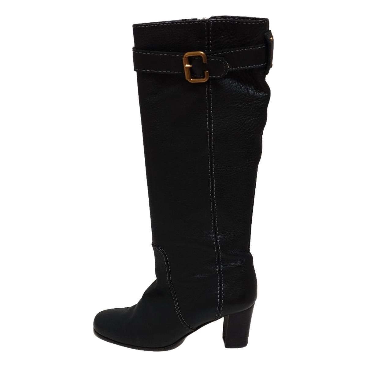 Chloe クロエ ロングブーツ 37 レディース - 黒 37 レザー