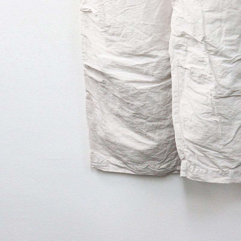  2025 SS ネストローブ nest Robe コットンリネンタイプライター 2 wayサロペット F オフホワイト ドロスト ワイド その他 その他