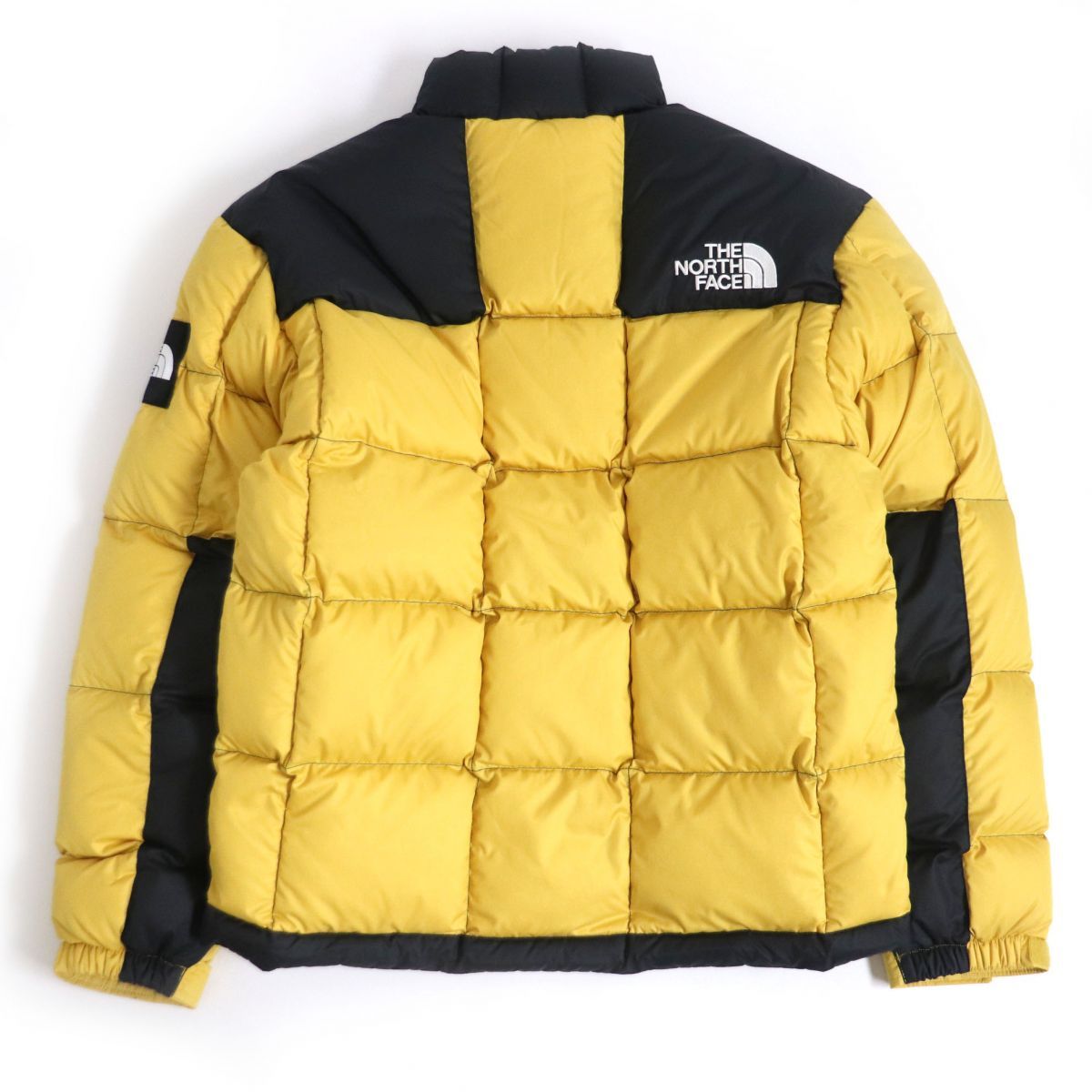 未使用品□THE NORTH FACE/ザ ノースフェイス M LHOTSE JACKET/ローツェ 700フィル ダウンジャケット バンブー黄色 S  日本未発売品 メンズ