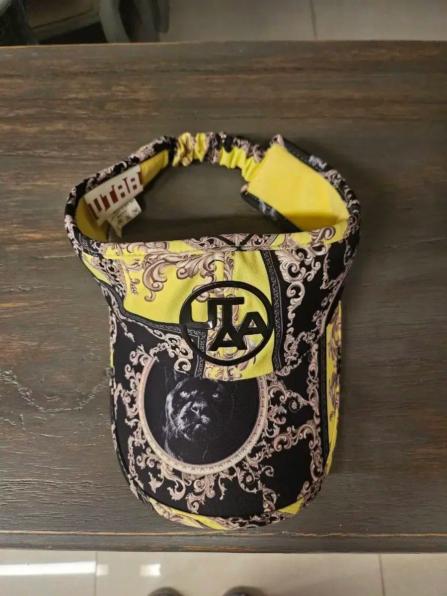 UATT ユウタ ゴルフ サンキャップ ブラック エル パターン