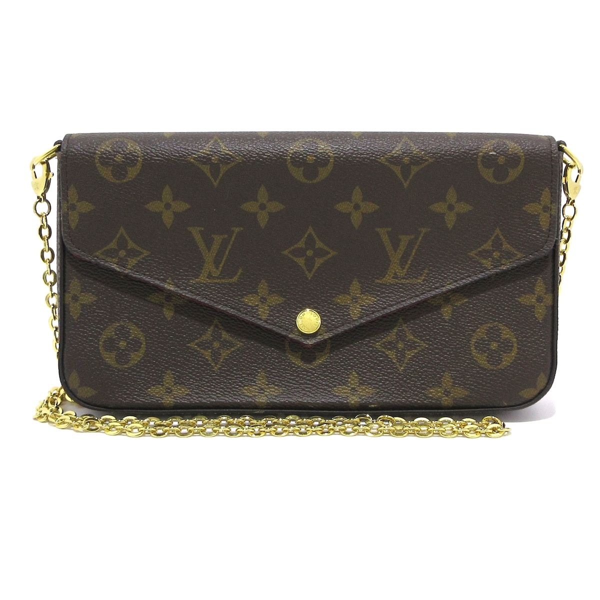 Louis Vuitton ◆ 実用的な【ポシェット フェリシー】モノグラム ルイヴィトン バッグ レディース ショルダー チェーン