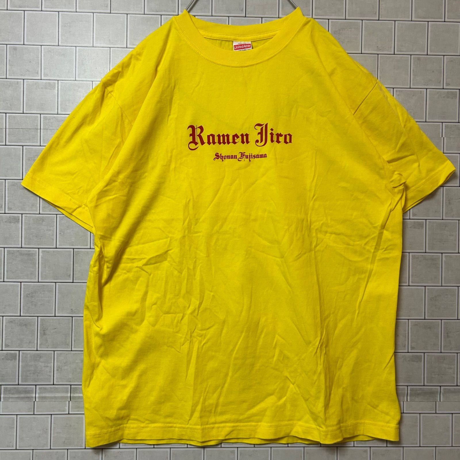 ラーメン二郎 湘南藤沢店 Tシャツ マシマシイエロー 美品 XL - メルカリ