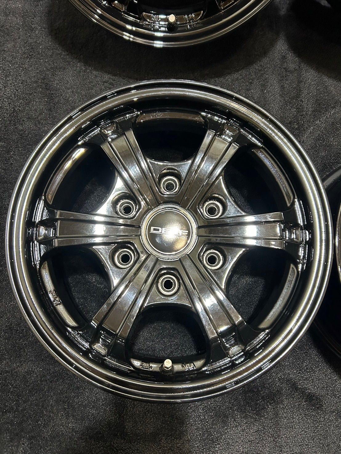 引き取り歓迎　ハイエース　15インチアルミホイール　Flex DELF05 OPEN COUNTRY ハイエース FLEX DELF-04 16x6.5 +38 グロス