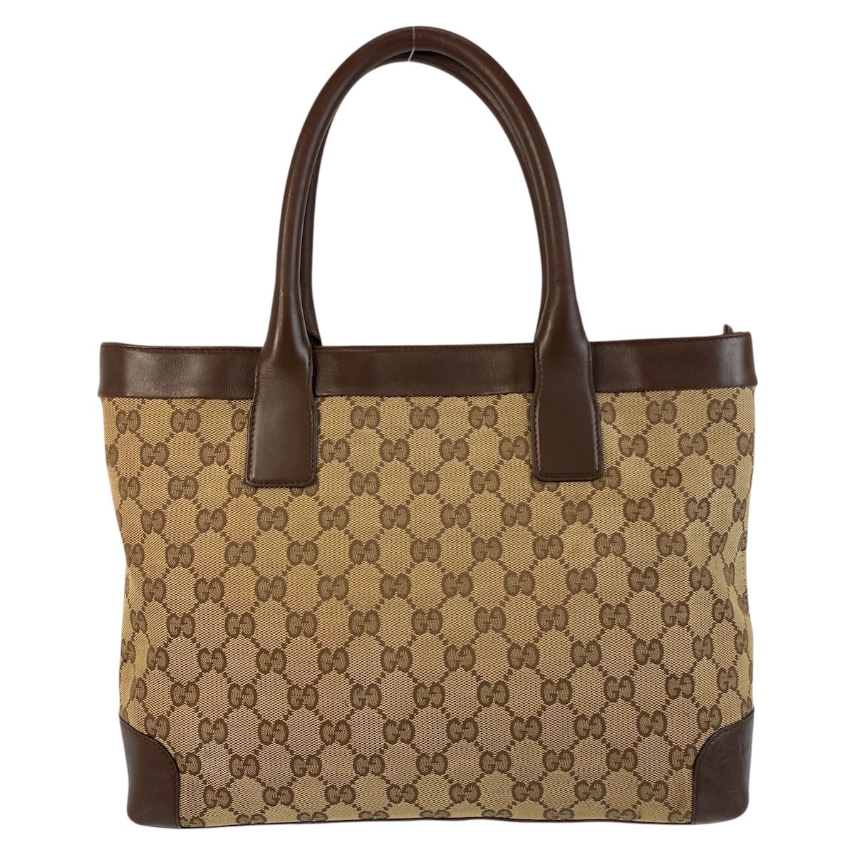 GUCCI グッチ ベージュ ブラウン GGキャンバス/レザー 002 1119 トート  