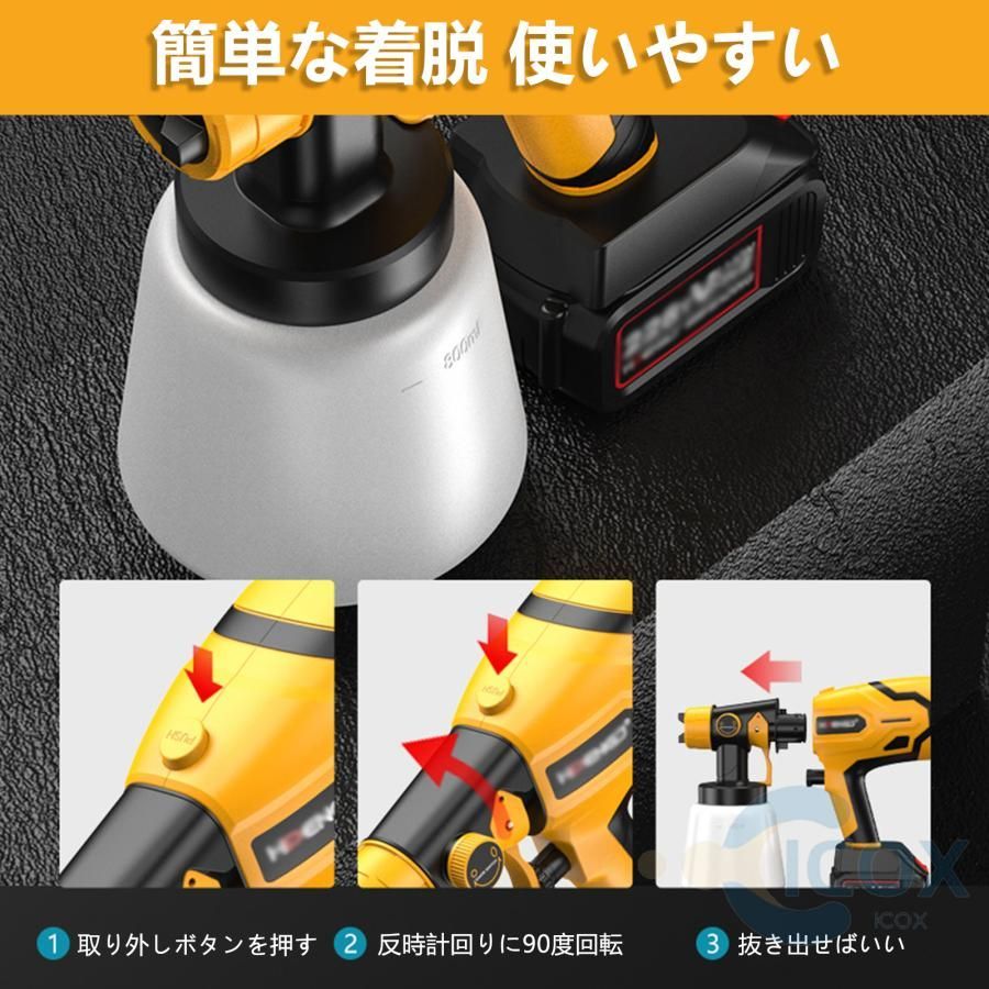 小型電動式塗装機 1000ml