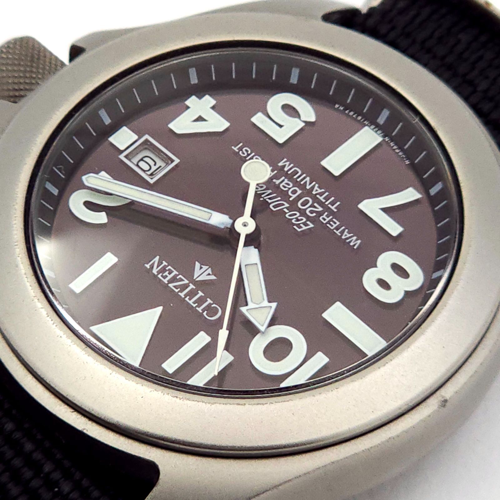 ☆良品 CITIZEN シチズン プロマスター 7828-H09971 ソーラーQZ 動作品