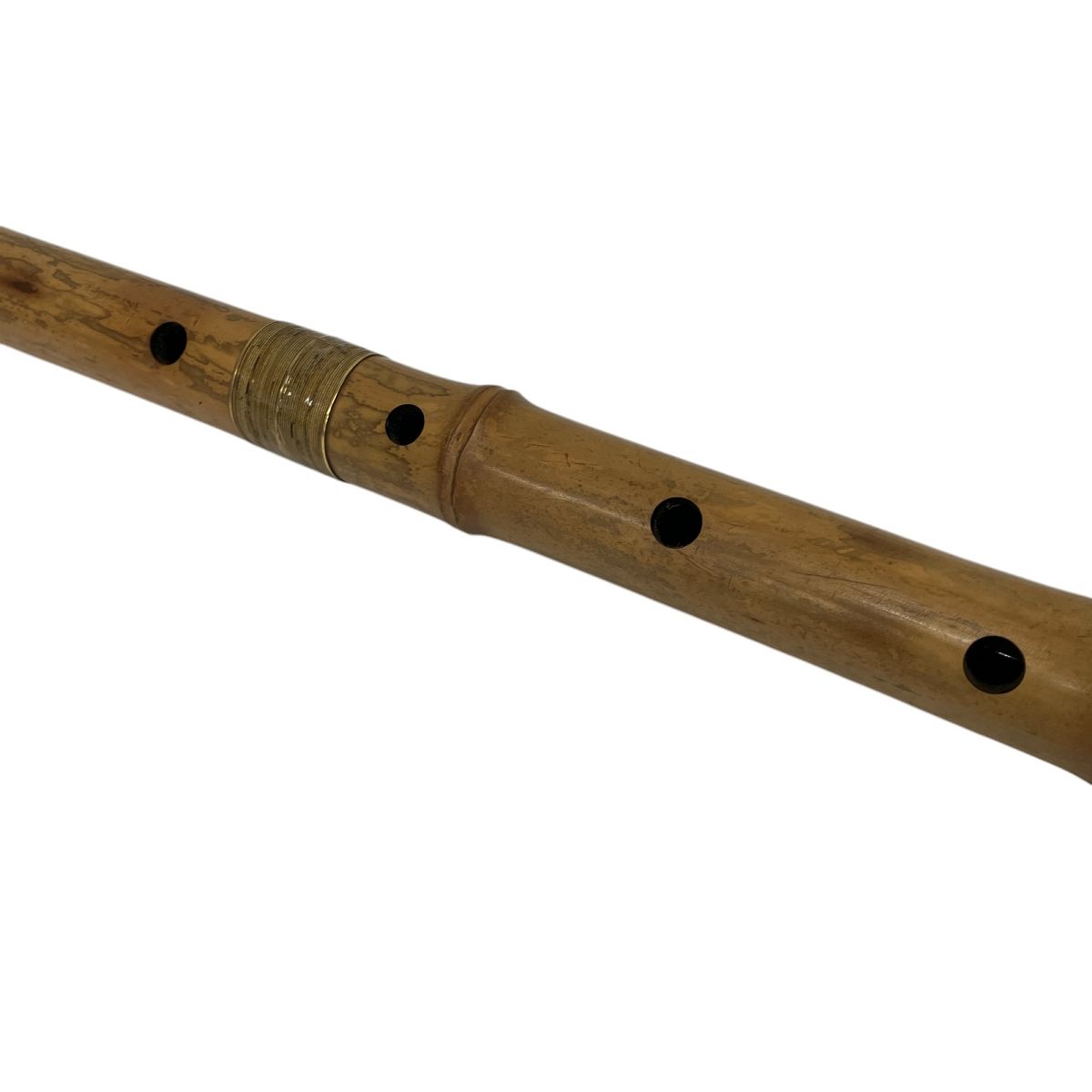 尺八　晏弘　晏弘銘 銘有り 晏弘 尺八 遠藤晏弘 全長約70cm 九寸 和楽器 琴古流 木笛 楽器 刻印