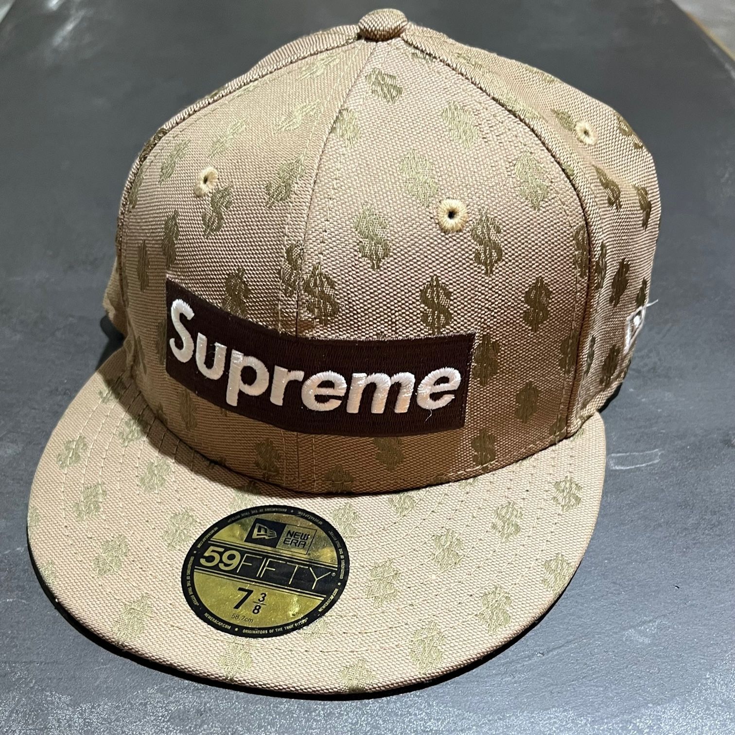 supreme new era 18 ss 7 5/8 box logo