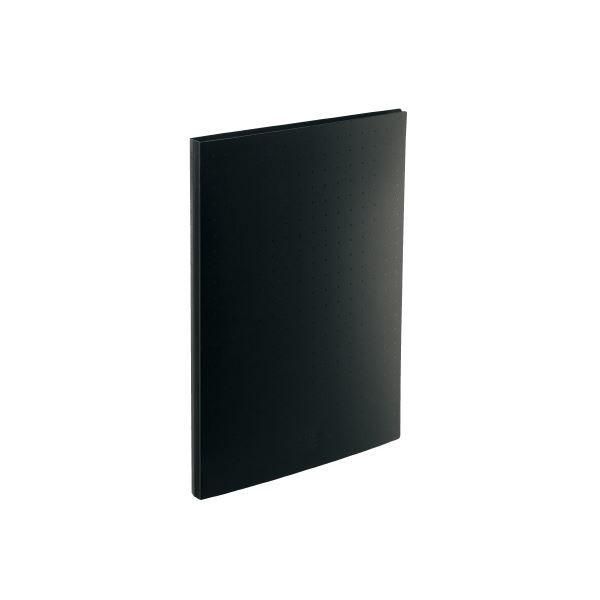 まとめ LIHITLAB 名刺帳 A4 300枚用 黒 A-5042-24〔×30セット〕