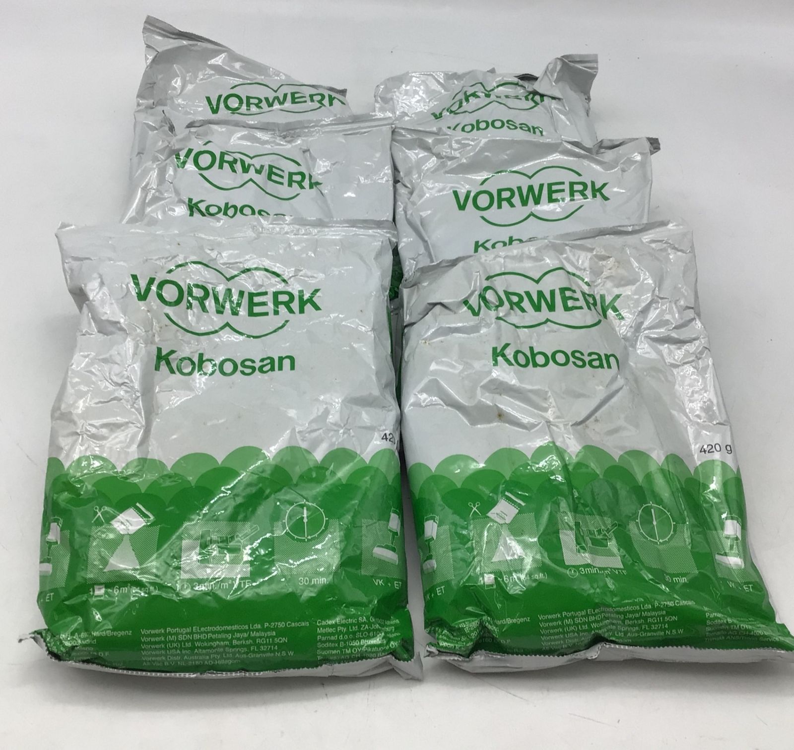 ◼️６袋◼️フォアベルク◼️コボサン◼️カーペットクリーナー◼️ 8415 【未使用】VORWERK フォアベルク Kobosan コボサン