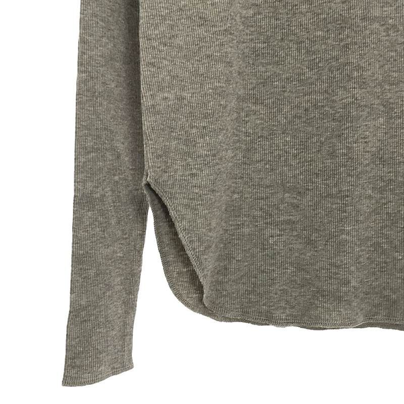 【新品】  L'Appartement / アパルトモン | 2021SS | リブ ロングスリーブTシャツ | F | グレー | レディース 新品】 L'Appartement / アパルトモン | 2021SS | リブ ロングスリーブ