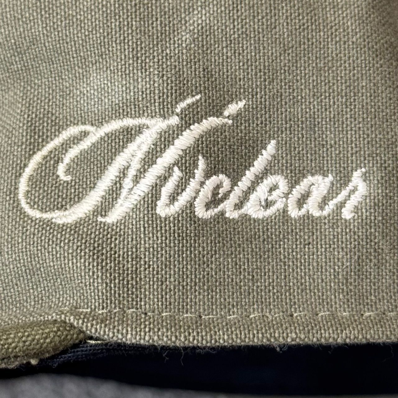 NVCLEAR NV LOGO ARMY COTTON CAP NVロゴアーミーコットン
