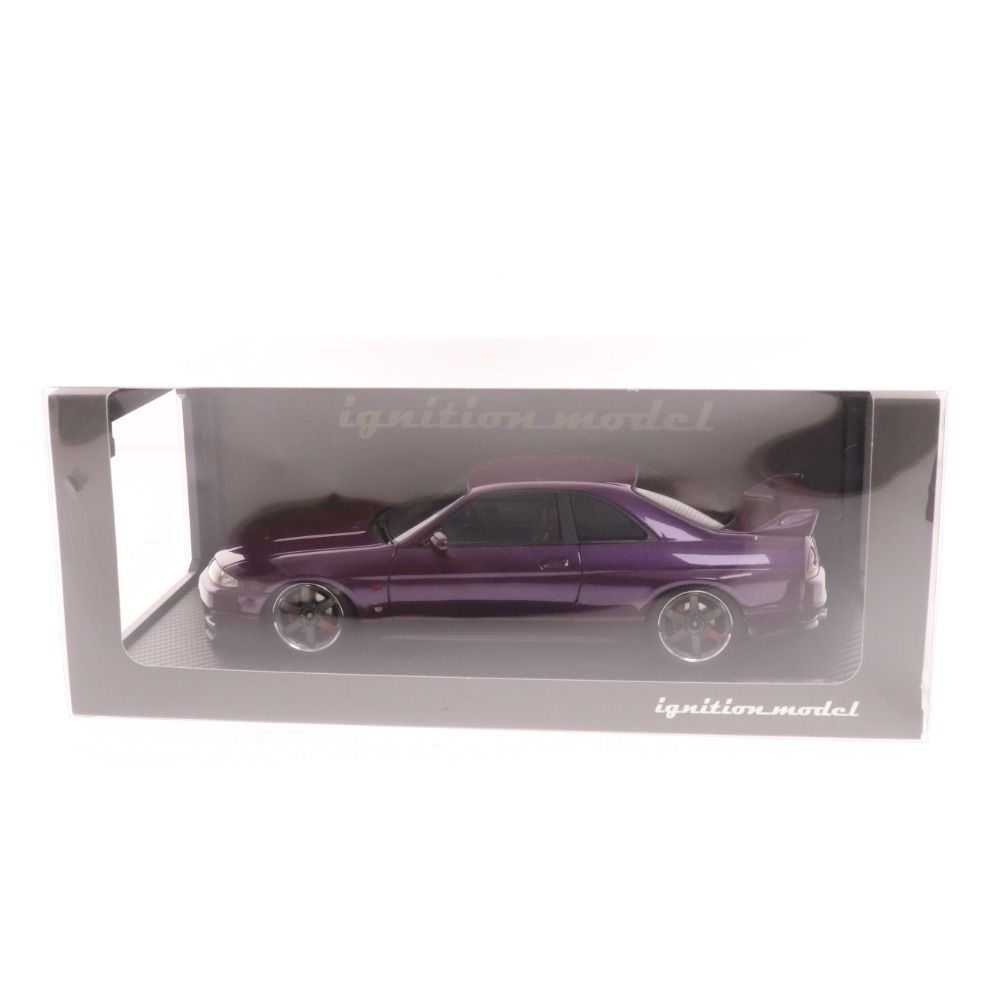 イグニッションモデル GT-R33 V-Spec ミッドナイトパープル 1/18