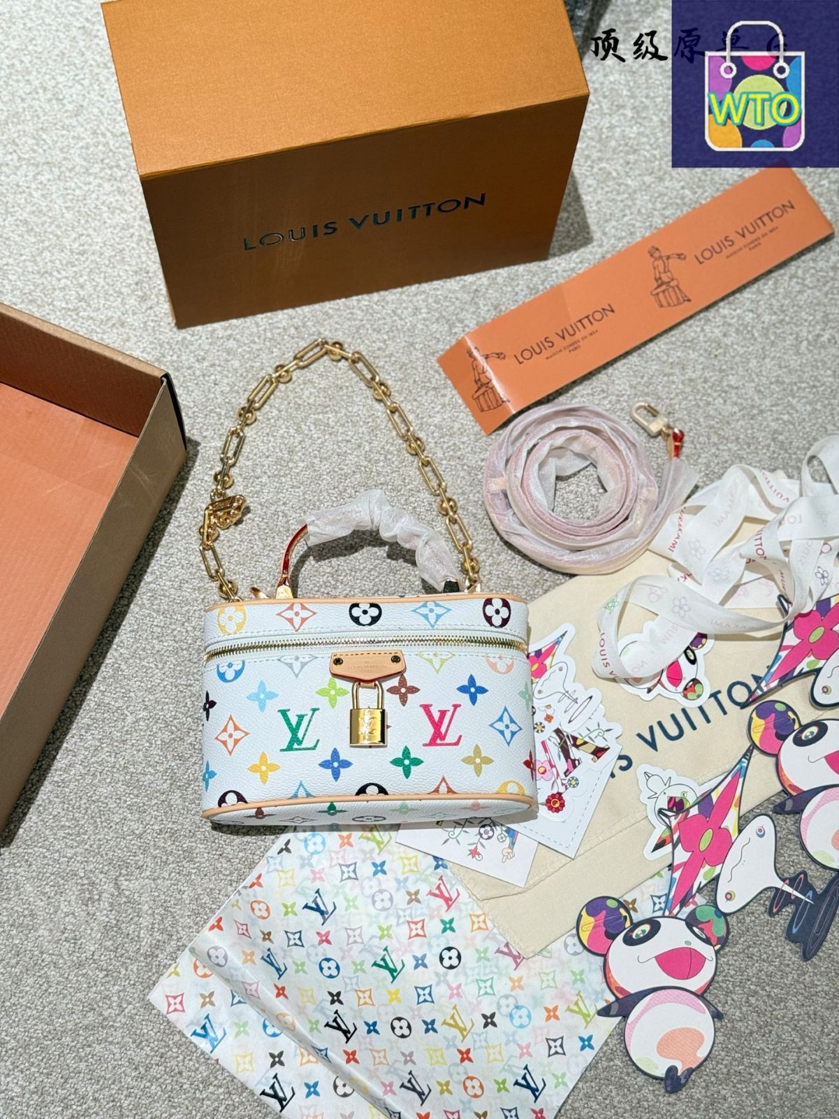 【週末限定値下げ】Louis Vuitton ホワイト/マルチカラー Louis Vuitton 二つ折り財布 ホワイト マルチカラー - メルカリ