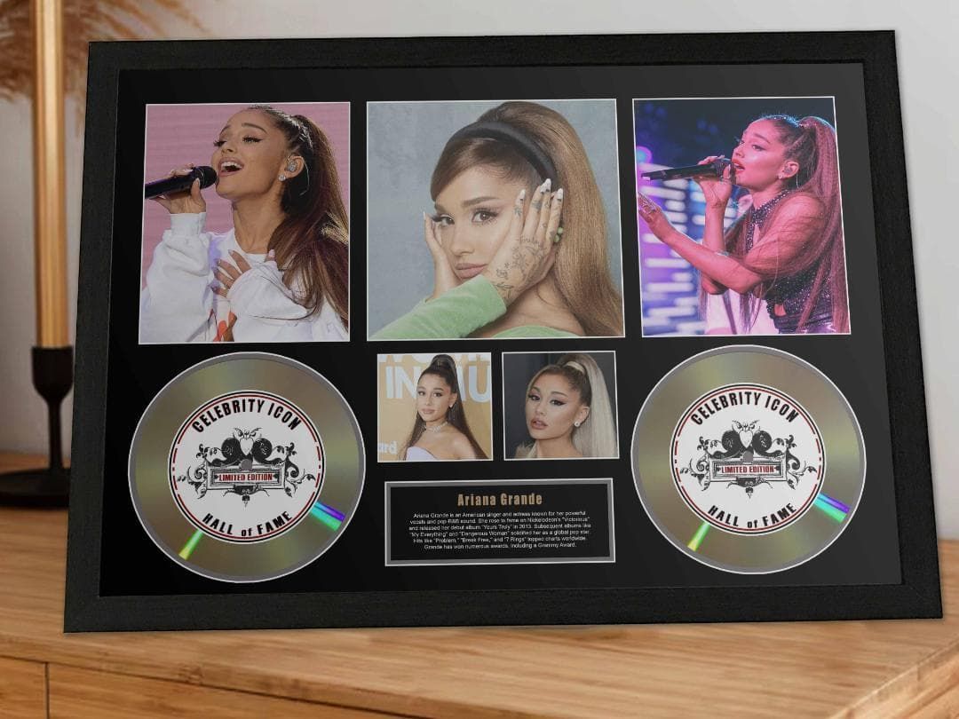 アリアナ グランデ セレブリティー アイコンフレーム 証明書付き-1