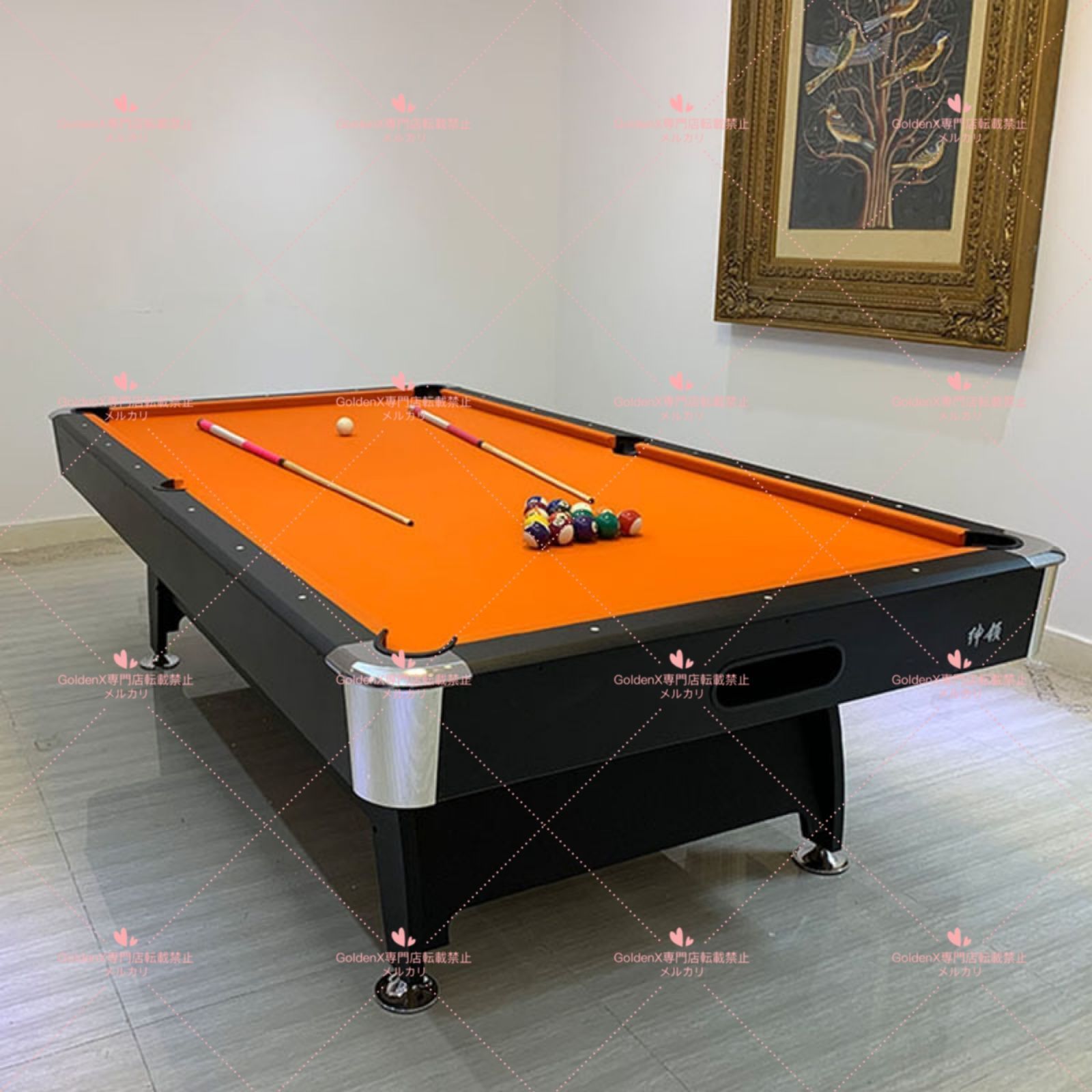 3in1 マルチゲームテーブル ビリヤード台 卓球台 室内 子供 大人 店用 8フィート 台布4色