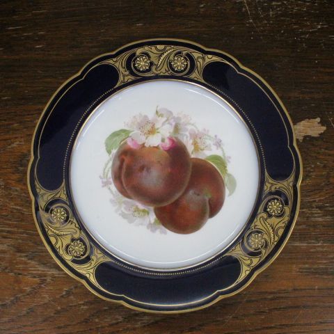 KPM KPMベルリン ベルリン王立磁器製陶所 フルーツ pfirsich 桃 瑠璃