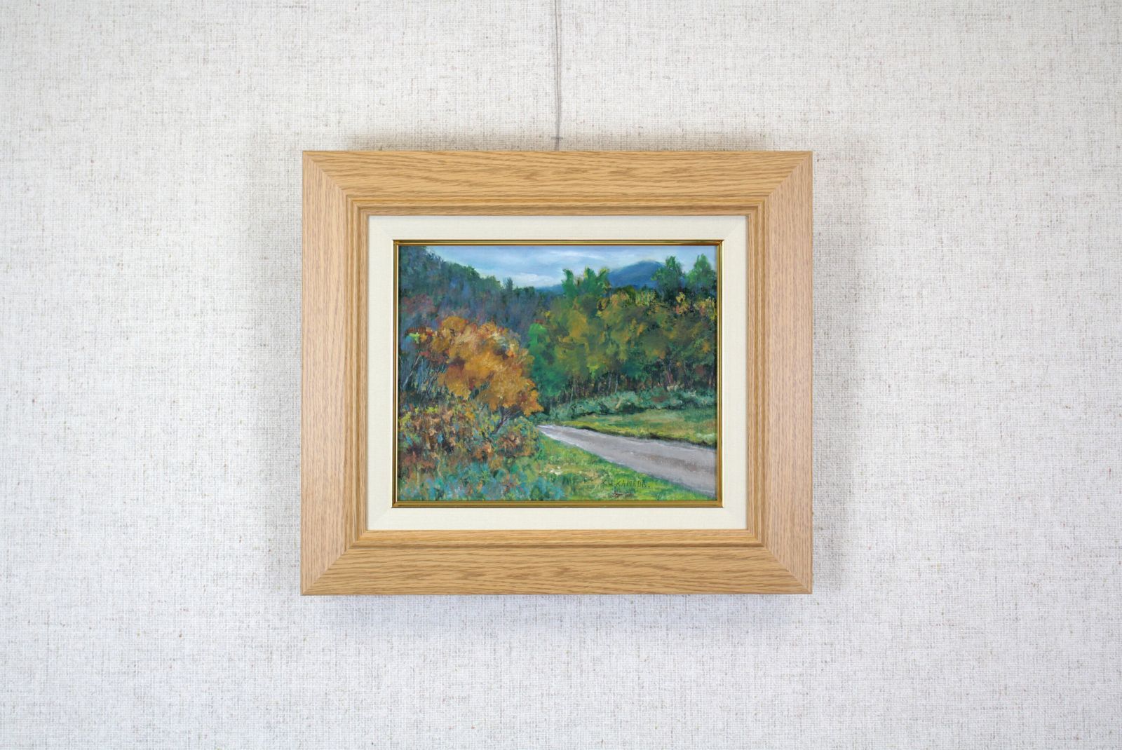 鎌田国子『紅葉』油彩画【真作保証】 絵画 鎌田国子『紅葉』油彩画【真作保証】 絵画 - メルカリ