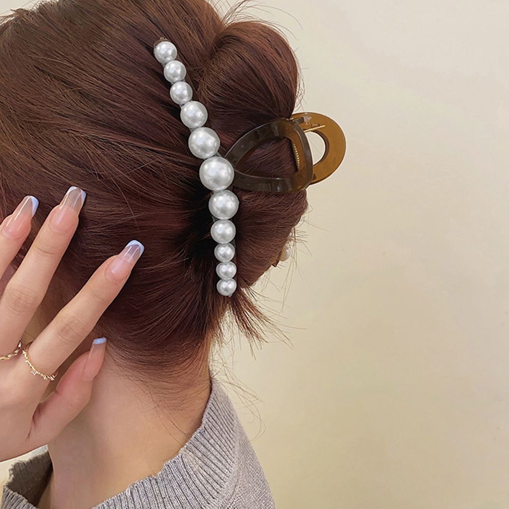 ヘアクリップ 大きめ 2個SET ヘアアクセサリー レディース 可愛い