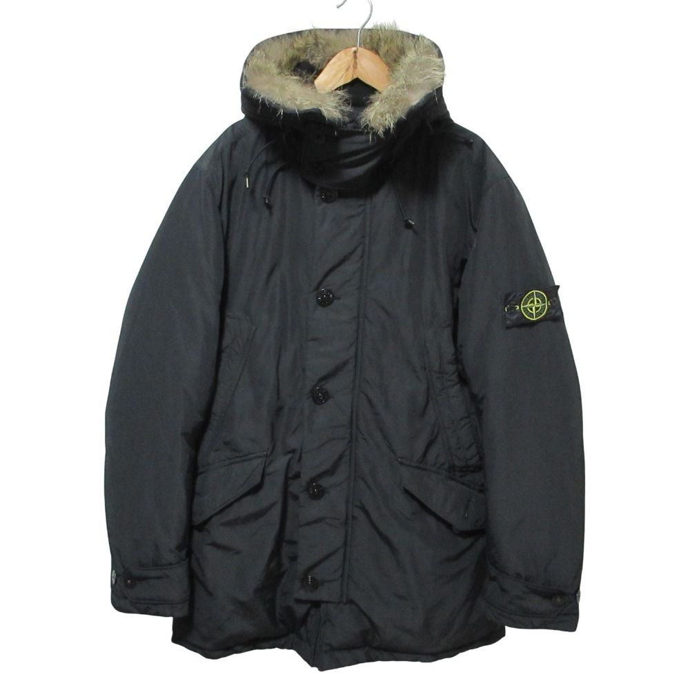Stone  ダウンジャケット Lサイズ 美中古 美品 Stone Island ストーンアイランド MICROREPS DOWN フーデッド