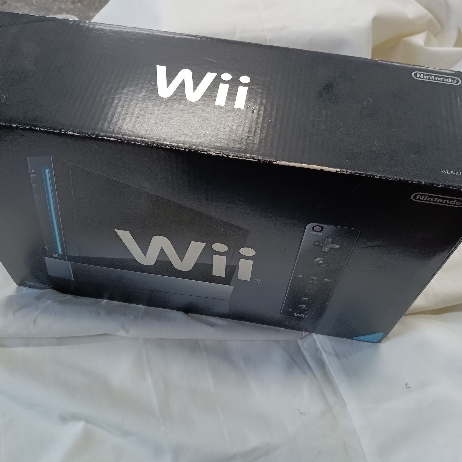 Wii 本体箱付き ブラック 動作確認済み ソフト7本付き