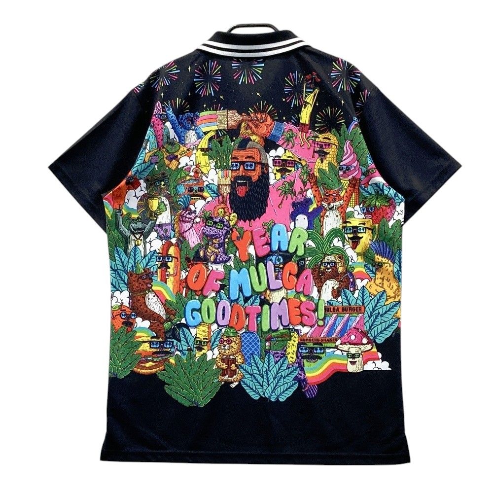 サイズ：3 DANCE WITH DRAGON ダンスウィズドラゴン  半袖ポロシャツ  グリーン系 [240101428253] ゴルフウェア メンズ ストスト サイズ：3 DANCE WITH DRAGON ダンスウィズドラゴン ハーフ