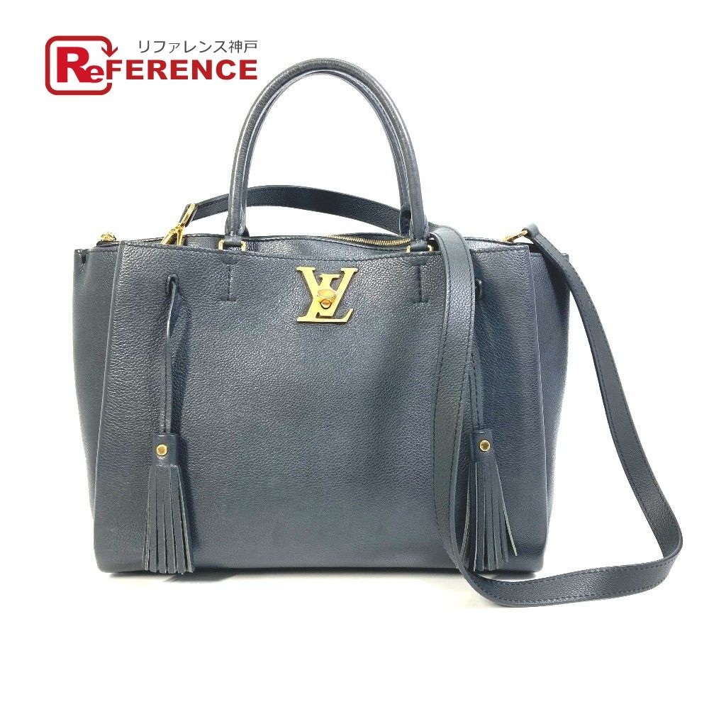 ルイヴィトン M54569 ロックミート 2WAY トートバッグ カーフレザー