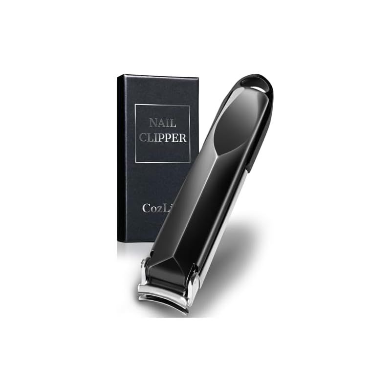 [コズライフ] 爪切り 高級 つめきり [高機能モデル] ステンレス製 日本ブランド ギフト (スペースグレー)