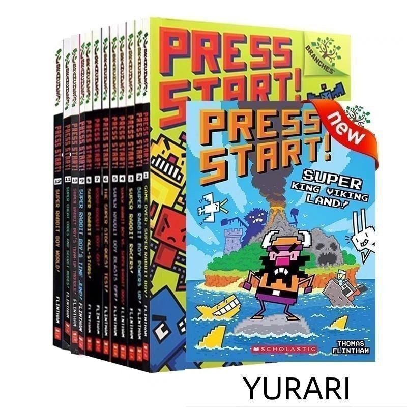 トップ 新品未使用】Press Start 13 英語絵本 scholastic 四角いウサギ 絵本・児童書