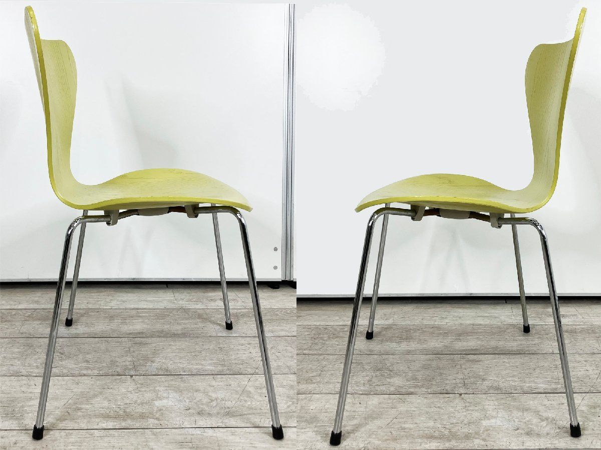 メルNM ② Fritz Hansen フリッツハンセン セブンチェア 受注商品】シリーズセブン チェア ナチュラルウッド クローム