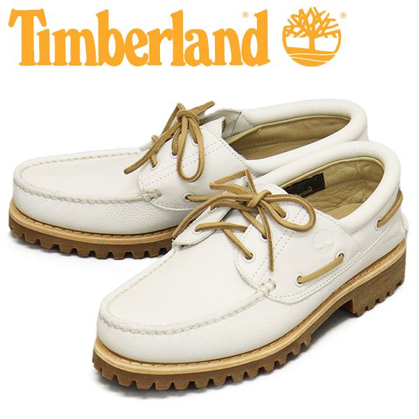 Timberland (ティンバーランド) A4149 AUTHNTC 3EYE CLASSIC LUG オーセンティックスリーアイクラシックラグ White TB499 US9.5-約27.5cm