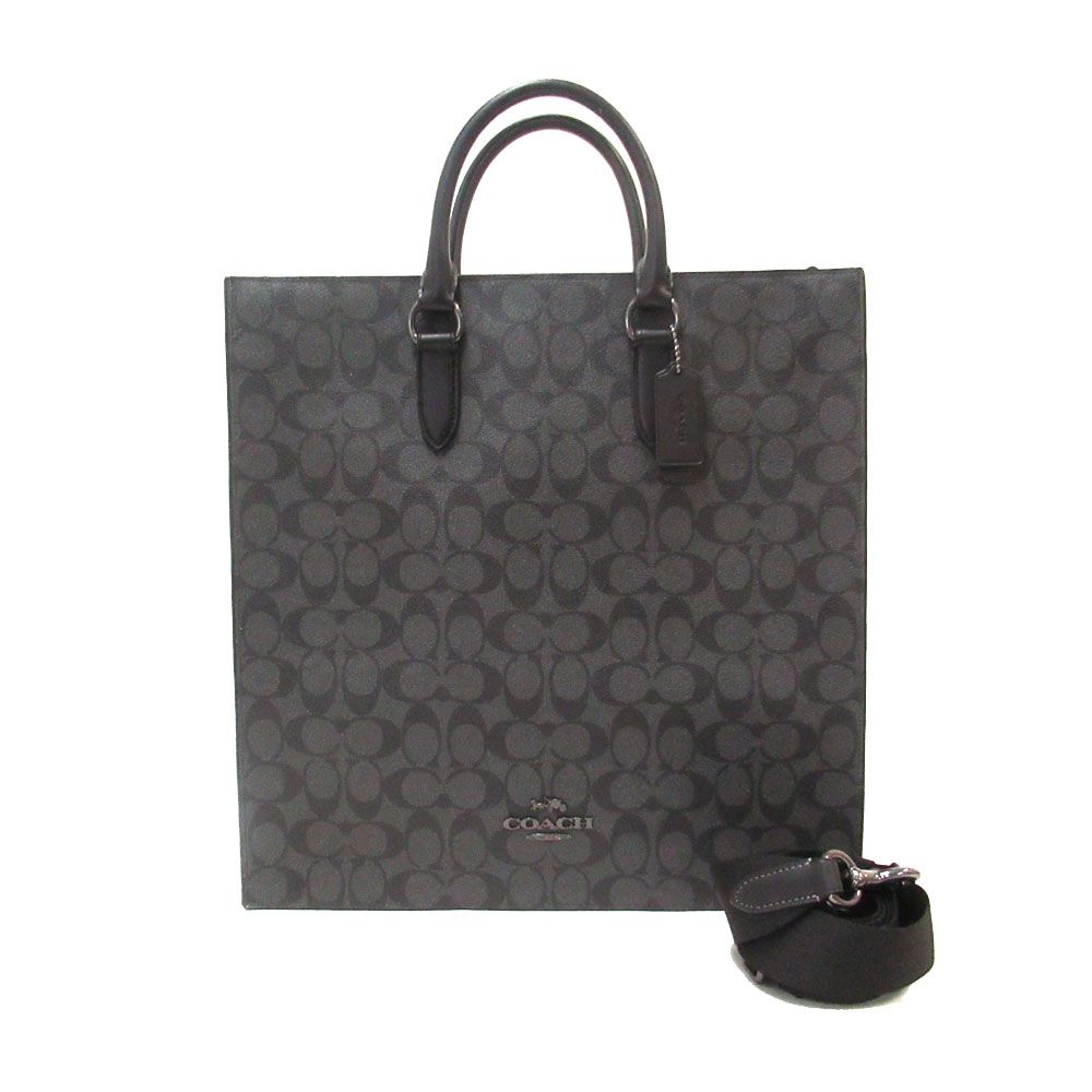 【新品 未使用】コーチ バッグ メンズ COACH アウトレット シグネチャー ディラン ラージ トート2WAY ビジネスバッグ CR314 QBMI5